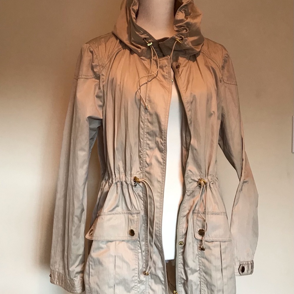 🍏🍏 Henry Arroway Women’s Beige Anorak Jacket, L